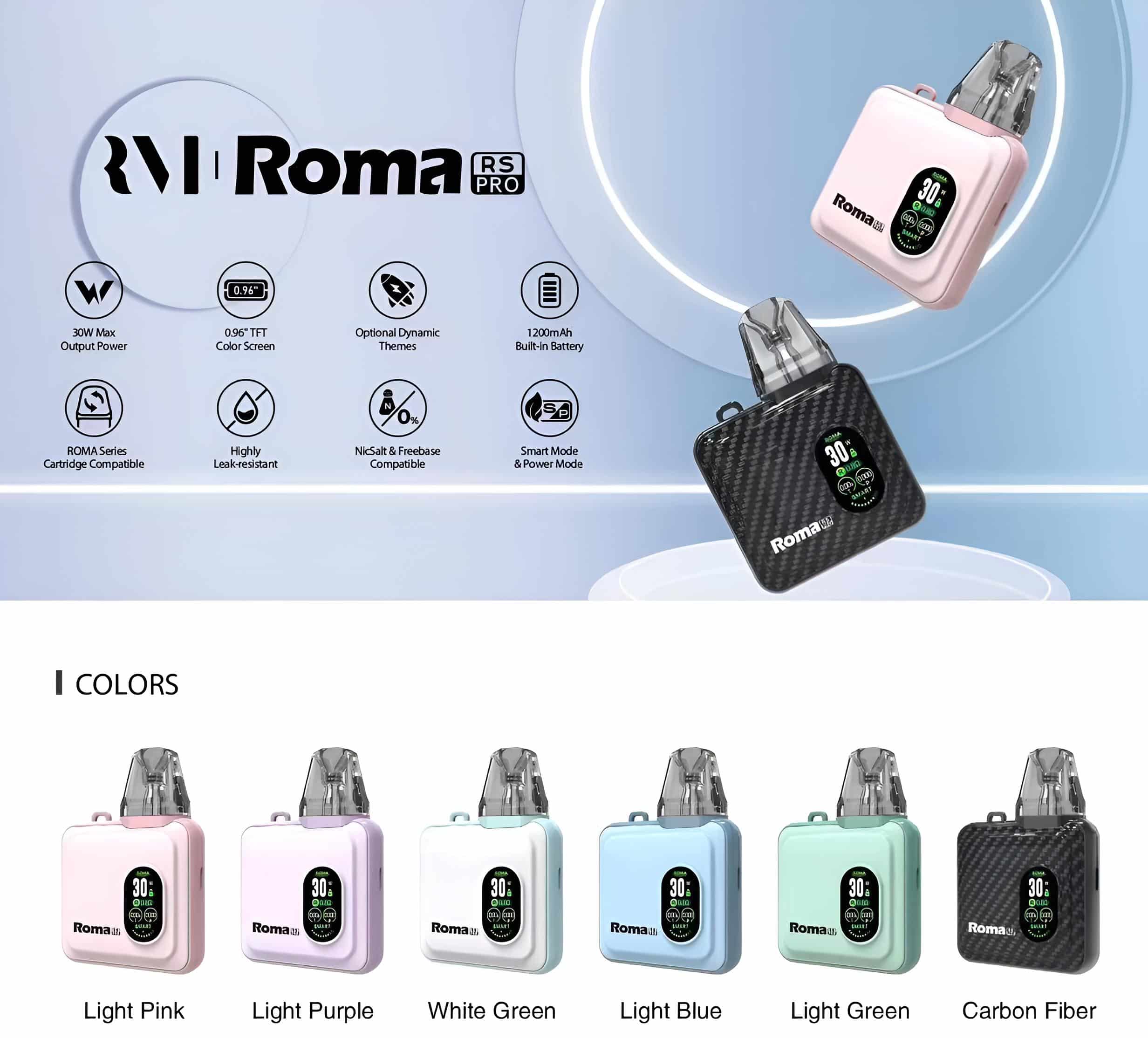 ROMA RS PRO注油式小煙主機|兼容OXVA XLIM SQ PRO與小蠻 ROMA RS PRO注油式小煙主機|兼容OXVA XLIM SQ PRO與小蠻:圖片 3