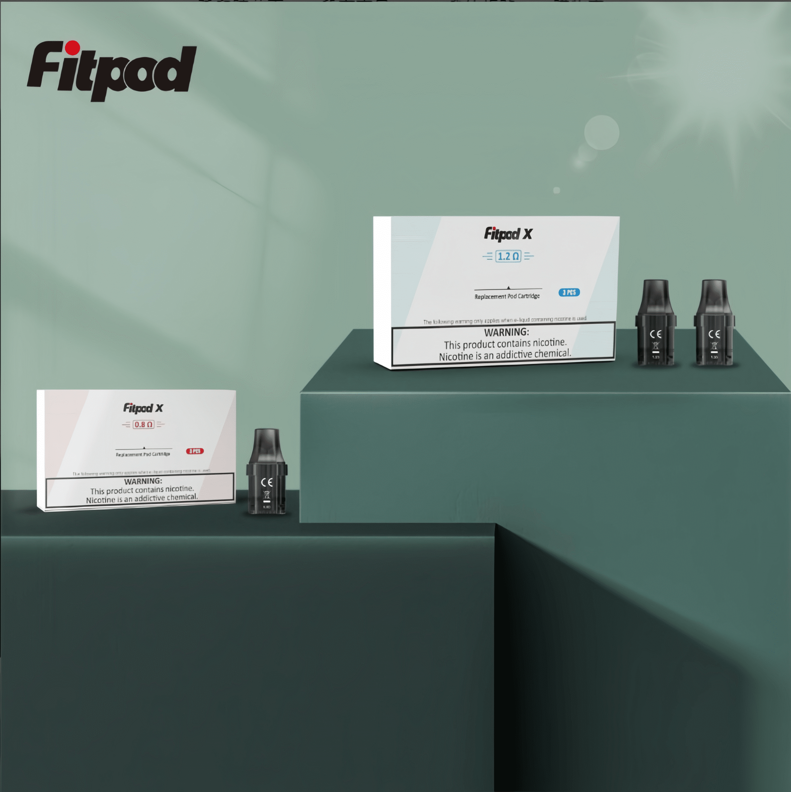 Fitpod X・X-BOX・Slyeek|斯萊克空倉三代/四代專用0.8Ω/1.2Ω空煙彈 Fitpod X・X-BOX・Slyeek|斯萊克空倉三代/四代專用0.8Ω/1.2Ω空煙彈