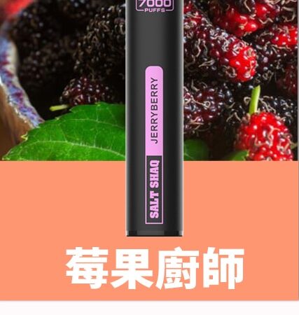 SALT SHAQ 鯊克7000口拋棄式煙桿|持久續航・經典口感 小黑條 SALT SHAQ 鯊克7000口拋棄式煙桿|持久續航・經典口感 小黑條