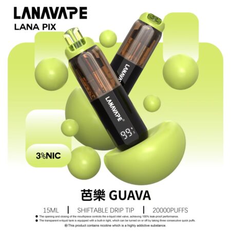 LANA PIX 閃光彈一次性電子煙 20000口｜15ML大容量・油芯分離黑科技