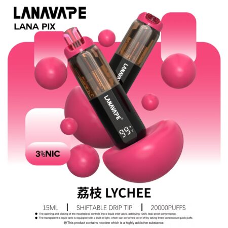 LANA PIX 閃光彈一次性電子煙 20000口｜15ML大容量・油芯分離黑科技