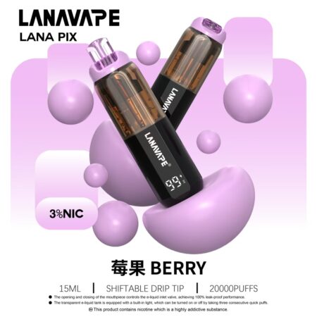 LANA PIX 閃光彈一次性電子煙 20000口｜15ML大容量・油芯分離黑科技